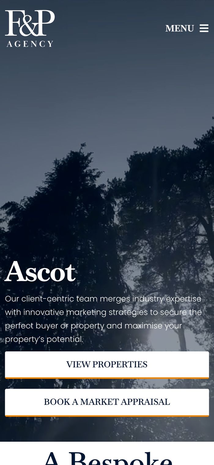 F&P Agency on mobile
