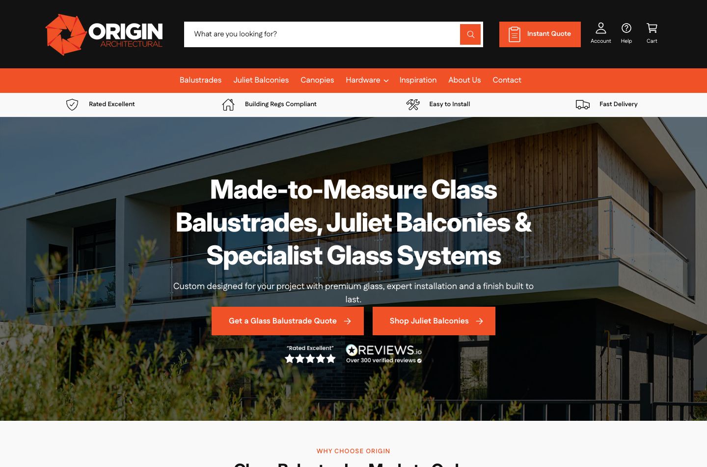 Origin Architectural storefront