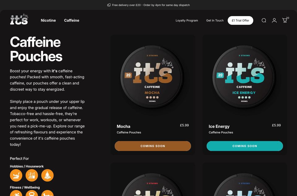 it's Pouch website by Webgro