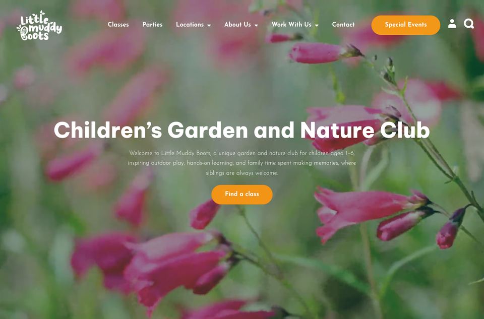 Little Muddy Boots website by Webgro