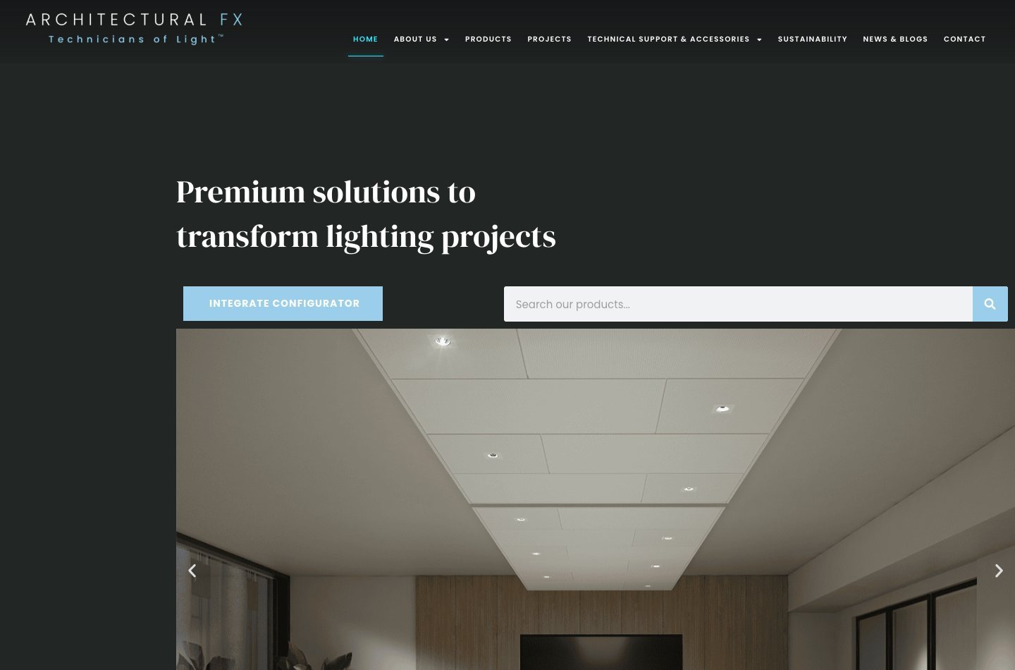 Architectural FX homepage